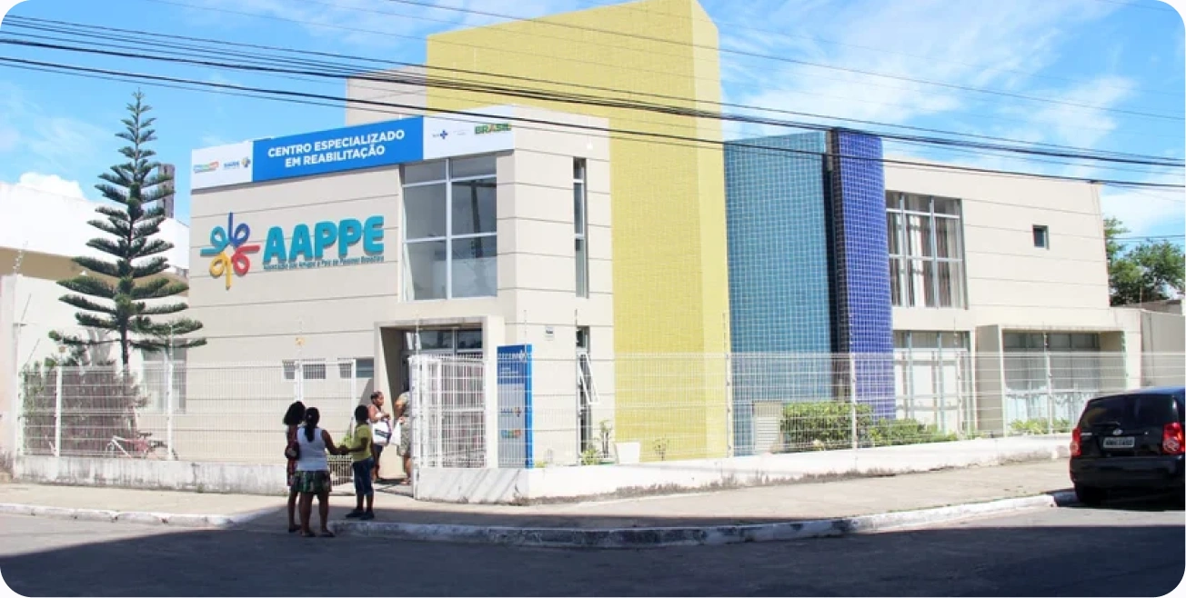 Fachada da AAPPE em Maceió.